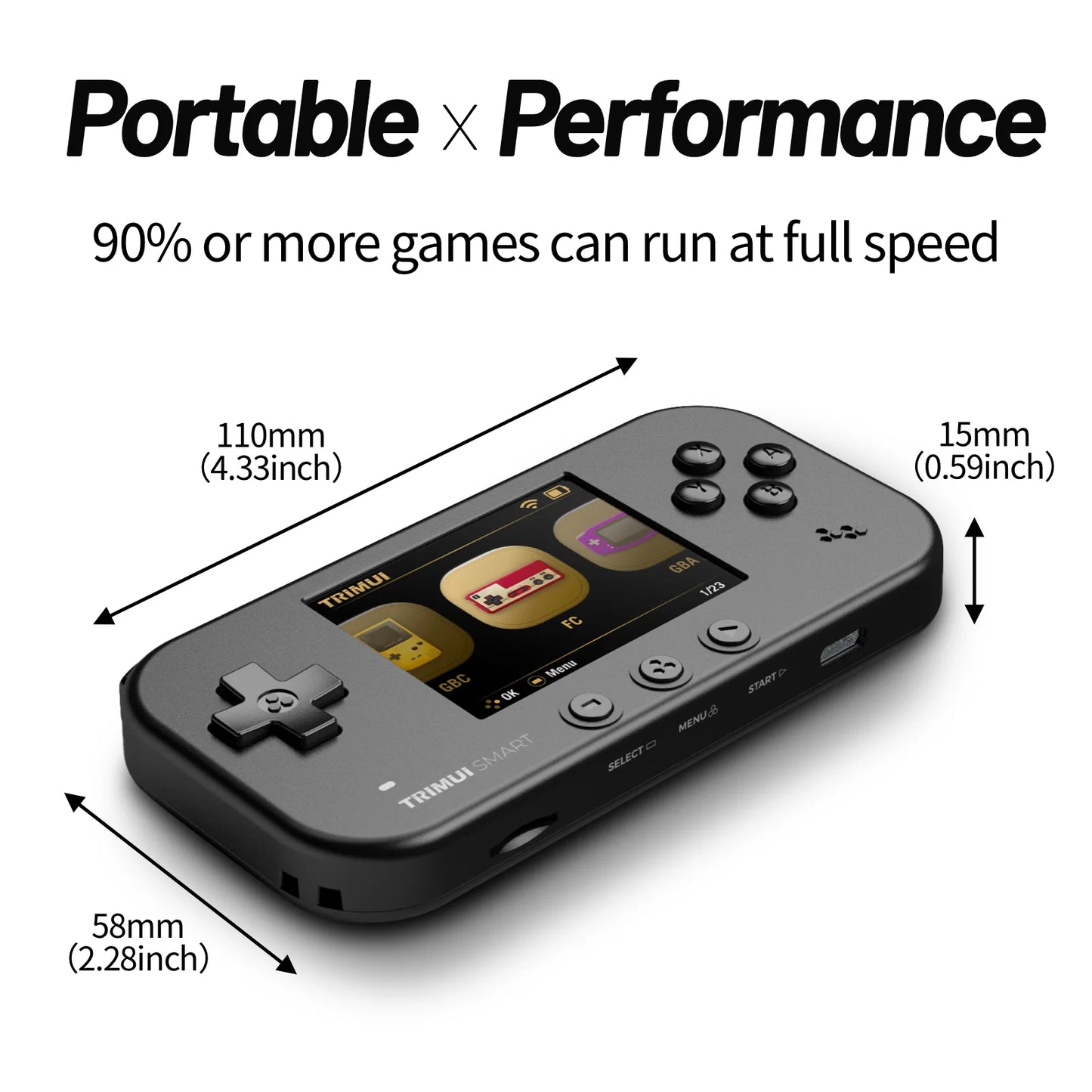 2024 NEW TRIMUI SMART Handheld 2.4'' IPS Screen Wifi BT4.0 Smart Pro Mini Linux System Retro Portable Video Simulator Console