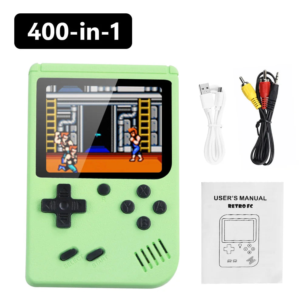 400 In 1 3 Inch LCD Video Toy Gaming Player Mini Handheld Games Toys Game Console For Kids Portable Game Playing Machine