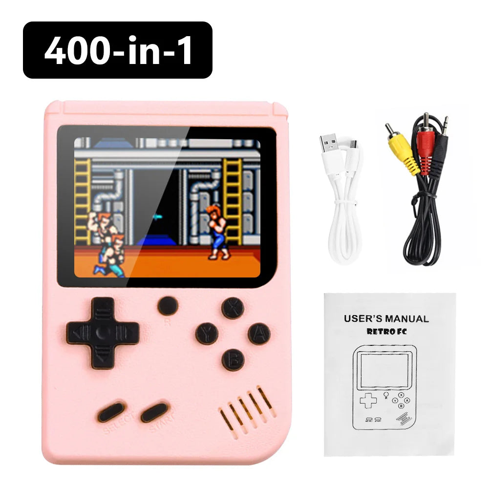 400 In 1 3 Inch LCD Video Toy Gaming Player Mini Handheld Games Toys Game Console For Kids Portable Game Playing Machine