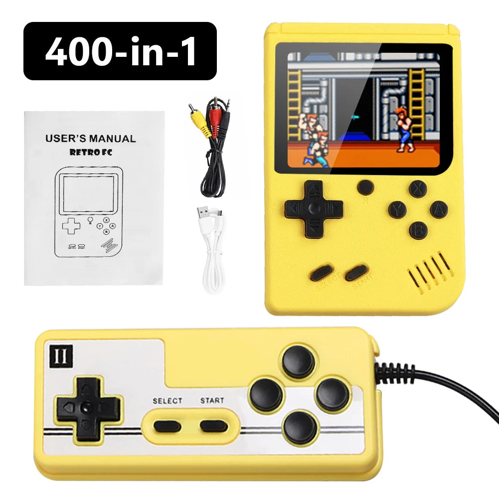 400 In 1 3 Inch LCD Video Toy Gaming Player Mini Handheld Games Toys Game Console For Kids Portable Game Playing Machine