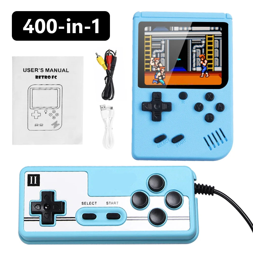 400 In 1 3 Inch LCD Video Toy Gaming Player Mini Handheld Games Toys Game Console For Kids Portable Game Playing Machine