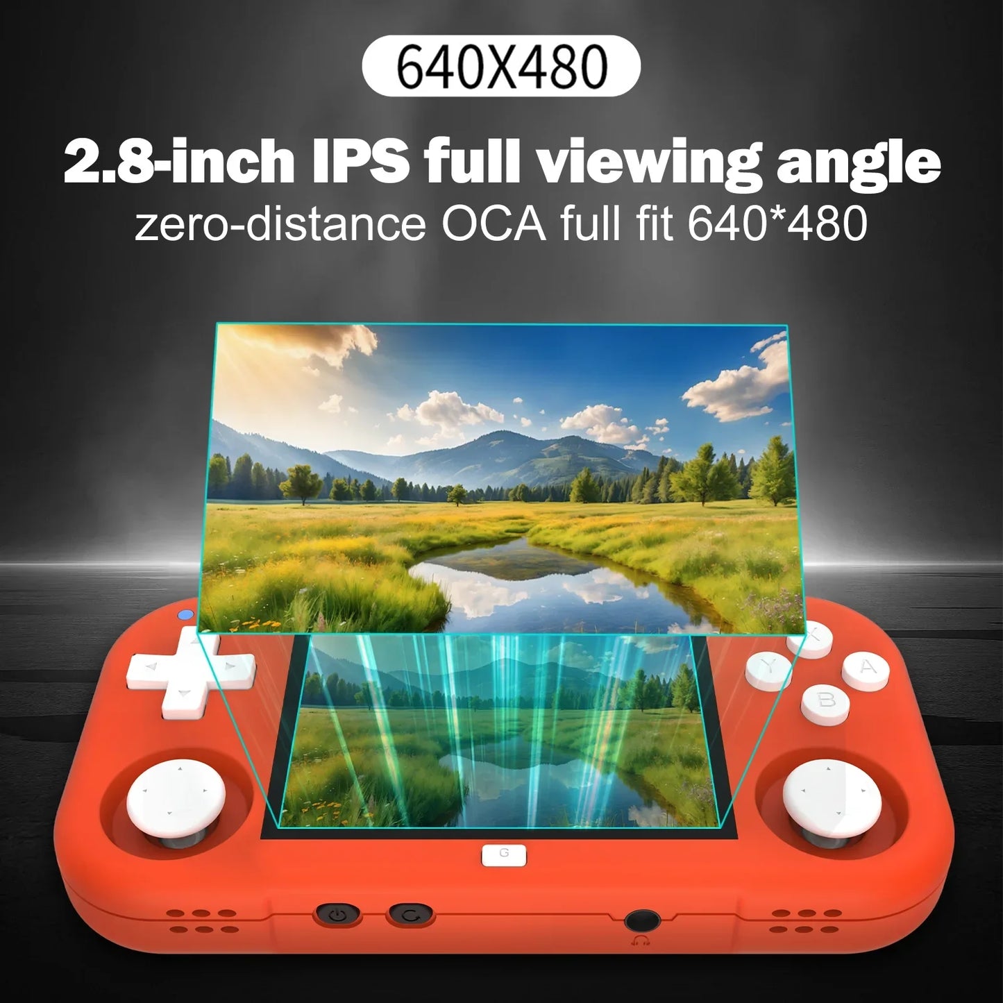Ampown XU MINI M Handheld Game Console 2.8'' Screen Linux OS MINIM Retro Simulator Video Player Portable Console Children Gifts