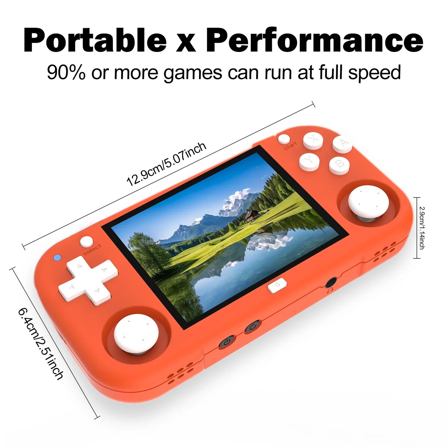 XU MINI M Handheld Game Console 2.8'' Screen Linux OS MINIM Retro Simulator Video Player Portable Console Children Gifts