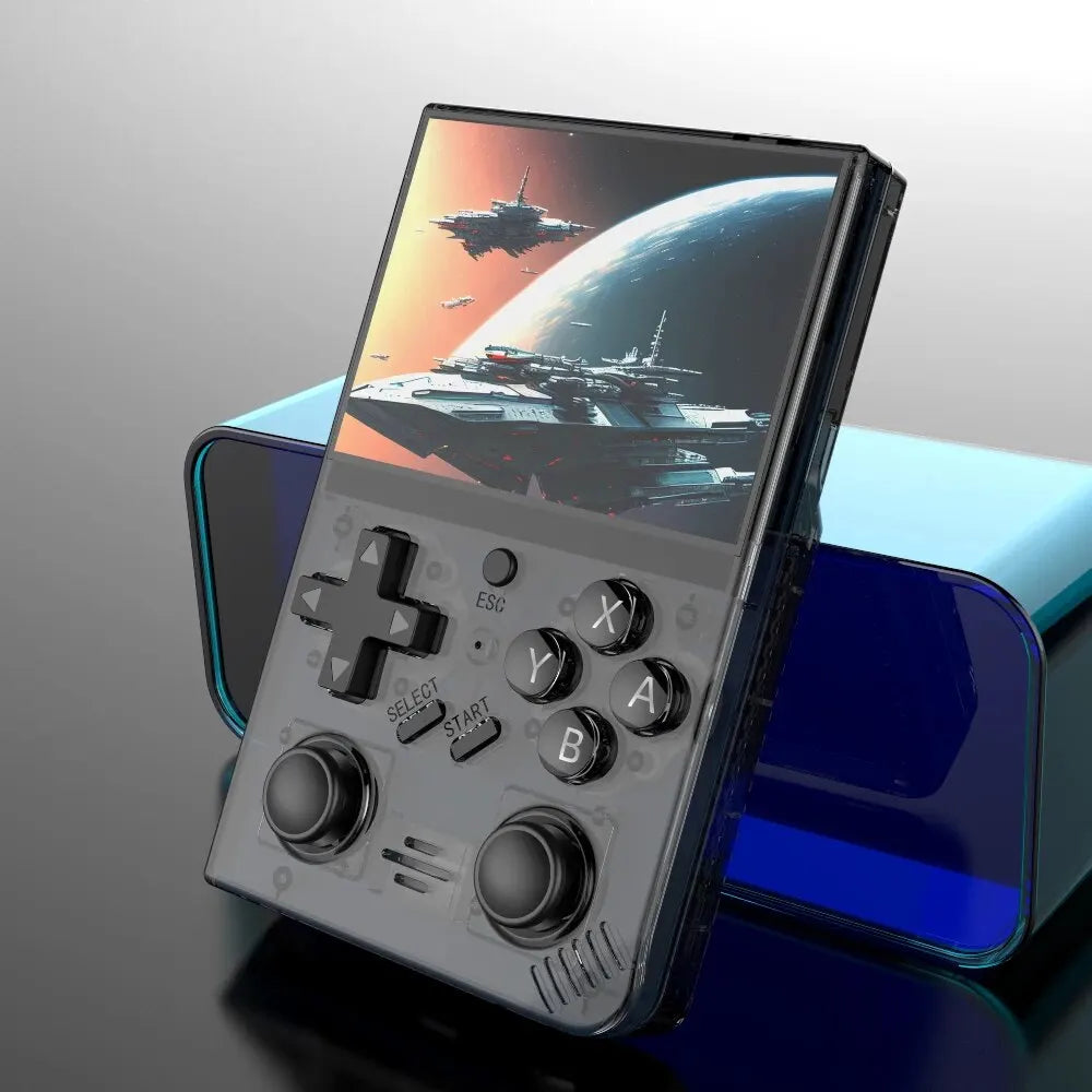 R35PlUS Retro Handheld Game Console 3.5 Inch Video Game Console Linux System Double Joystick Portable Pocket Video Player