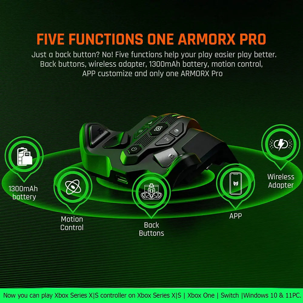 Original BIGBIGWON ARMOR X Pro Wireless Back Button Attachment For Xbox Series X/S Gamepad Rear Paddle Adapter Switch Controller