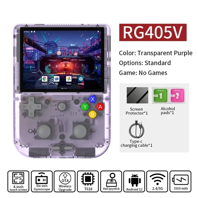 RG405V Retro Handheld Game Console