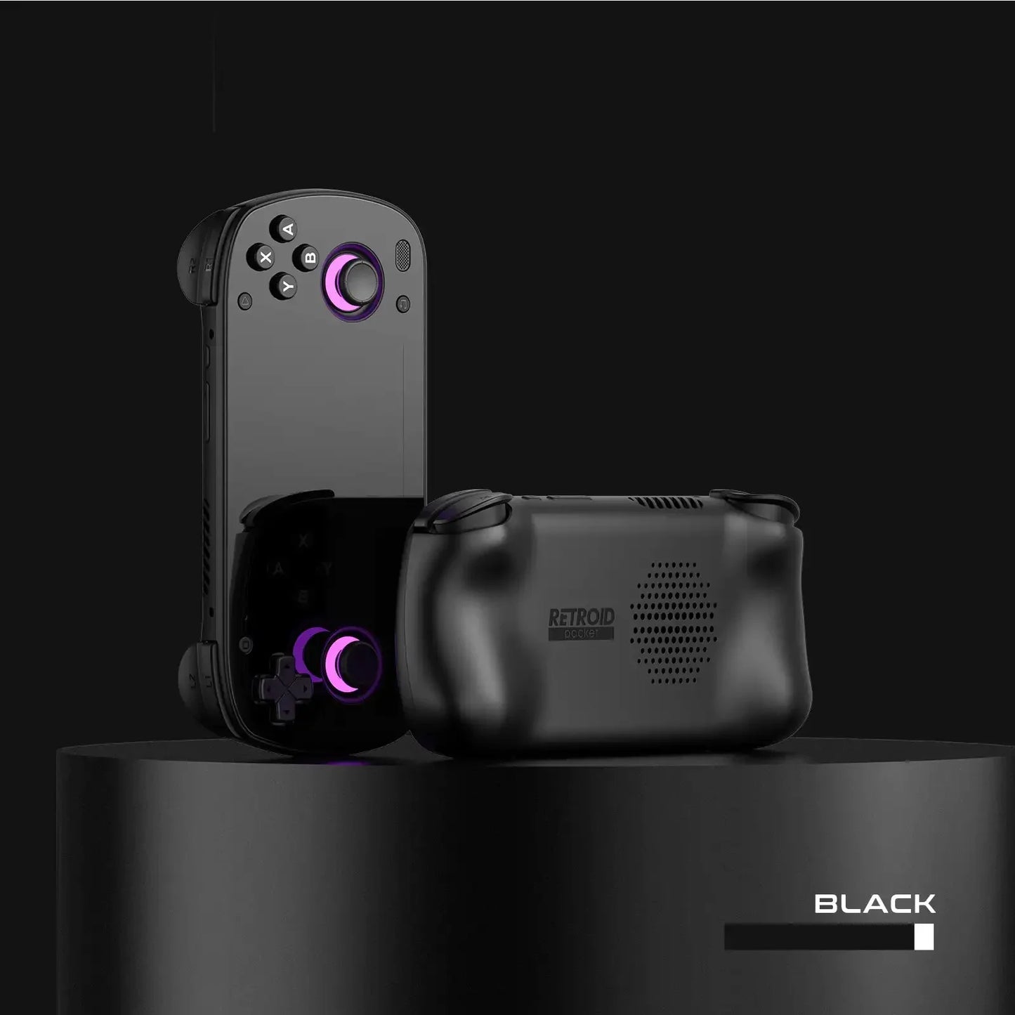 Retroid Pocket MINI Handheld Game Console 3.7'' AMOLED Screen Android10 Video Output Joystick RGB Lighting Effect Active Cooling