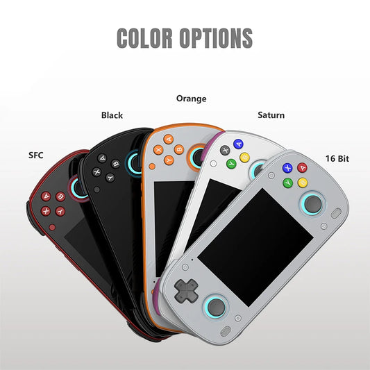 Retroid Pocket MINI Handheld Game Console 3.7'' AMOLED Screen Android10 Video Output Joystick RGB Lighting Effect Active Cooling