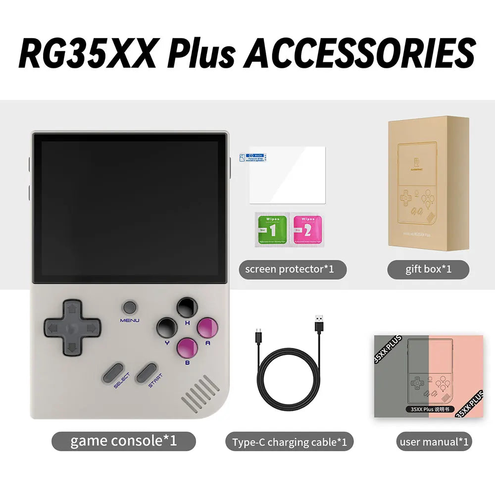 RG35XX Plus Handle Game Console