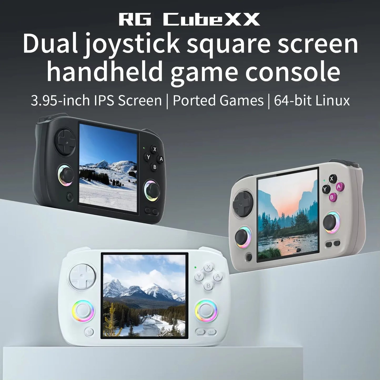 RG CubeXX Retro Handheld Games Console