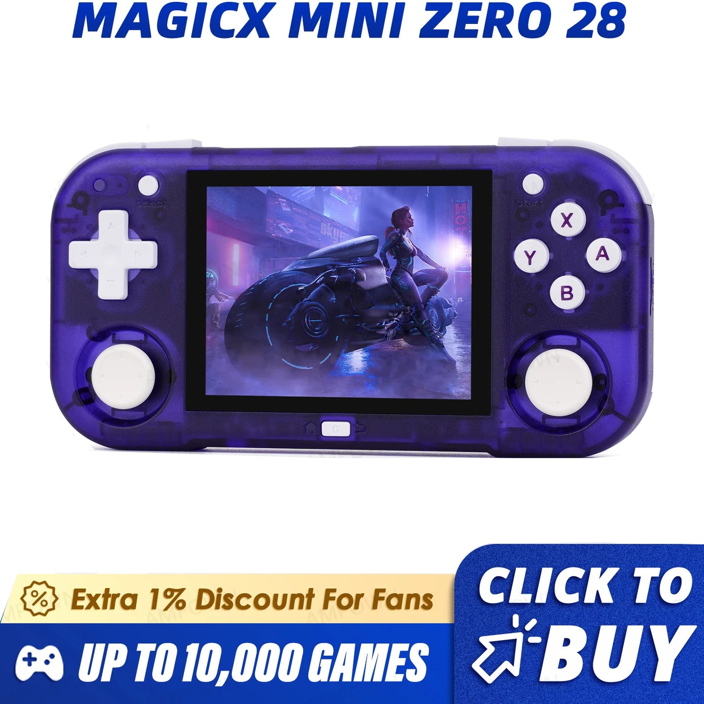 Mini Zero 28 Handheld Game Console
